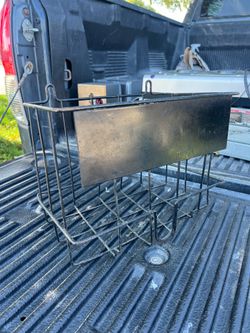 Black metal basket bicycle beach cruiser mtb