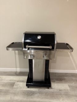 KitchenAid 2-Burner Gas Grill with Folding Side Shelves