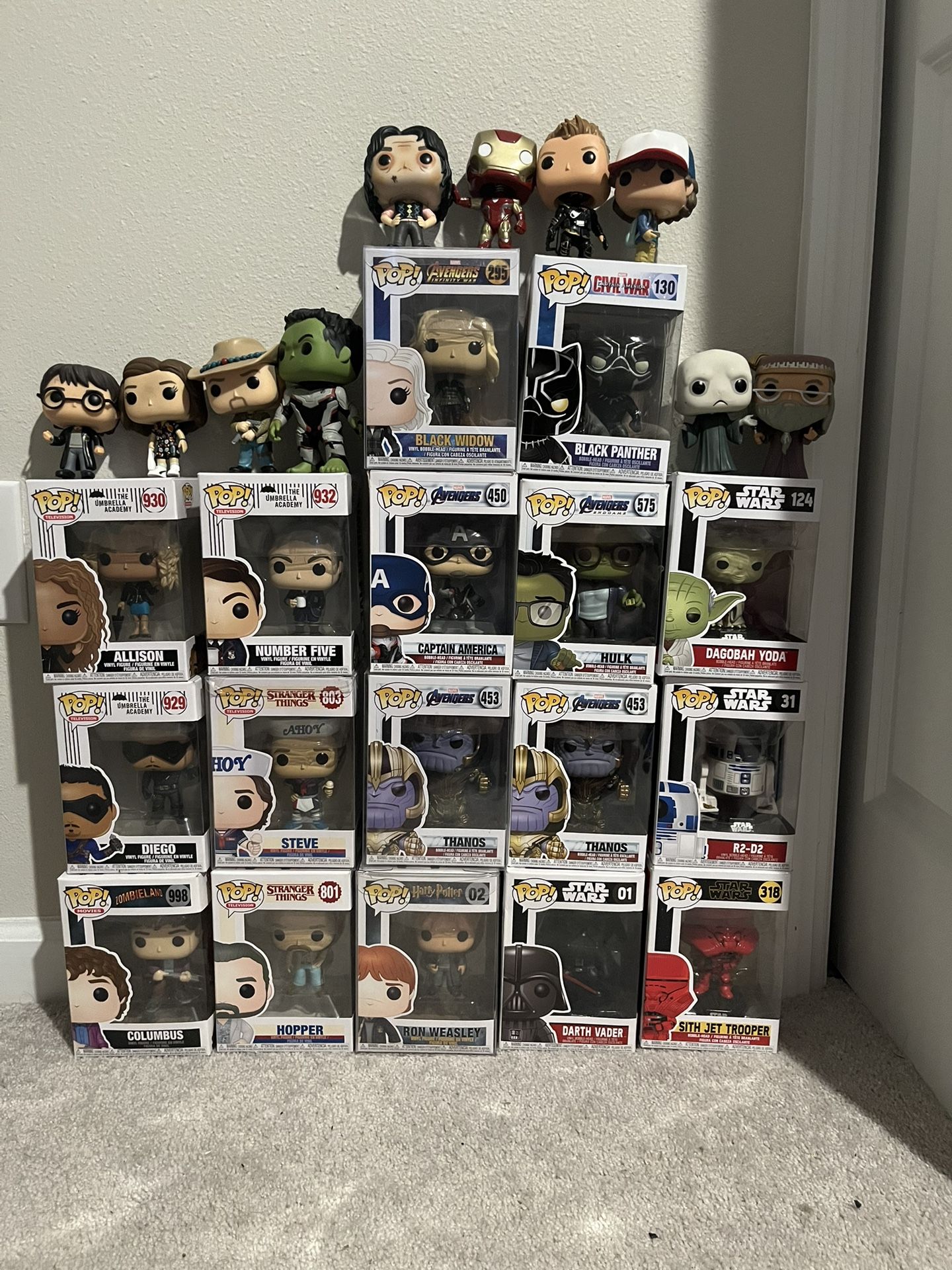 Pop Figure Collection (singles available)
