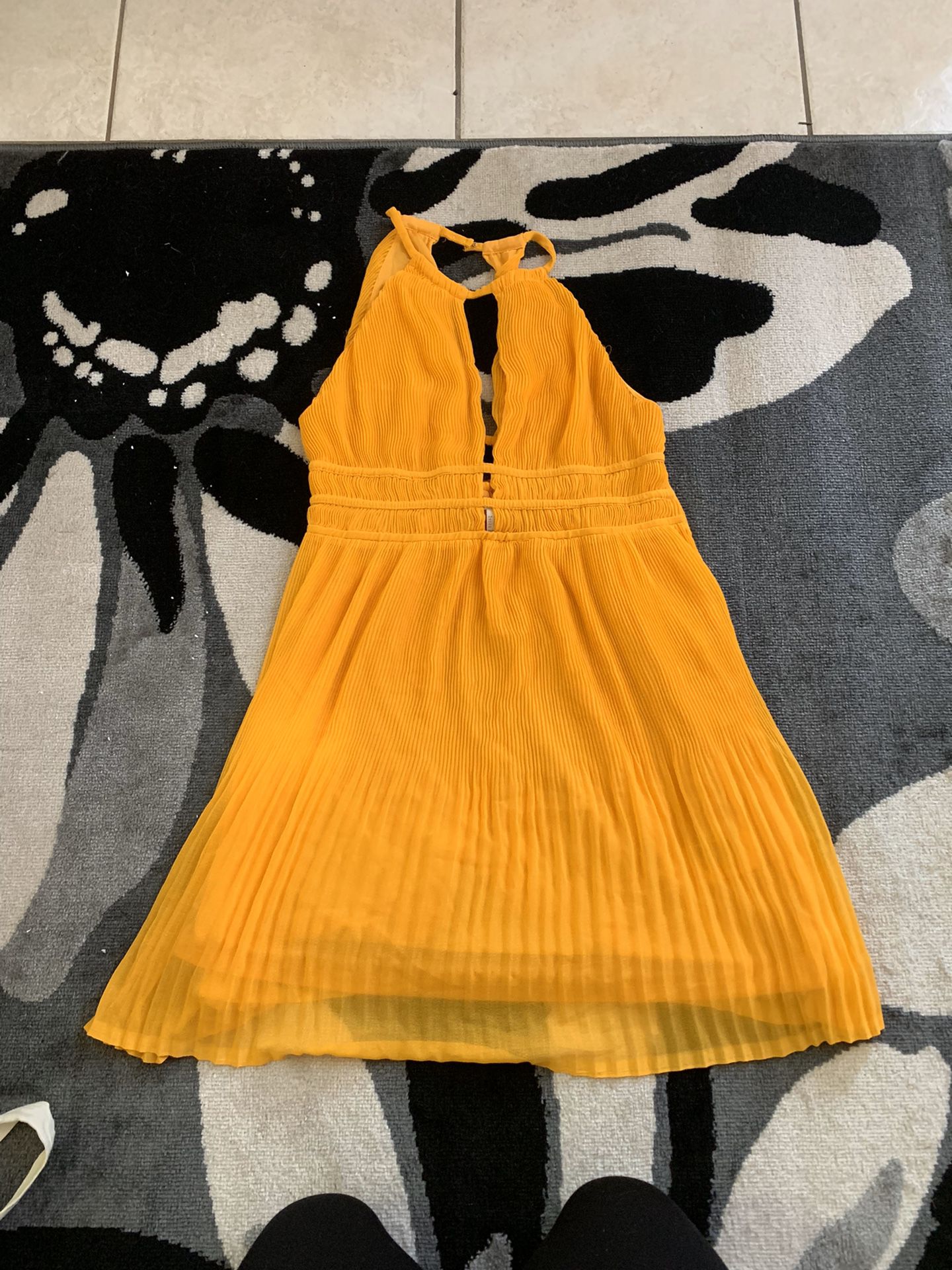 H&M yellow dress