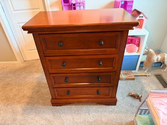 Solid wood dresser and changing table