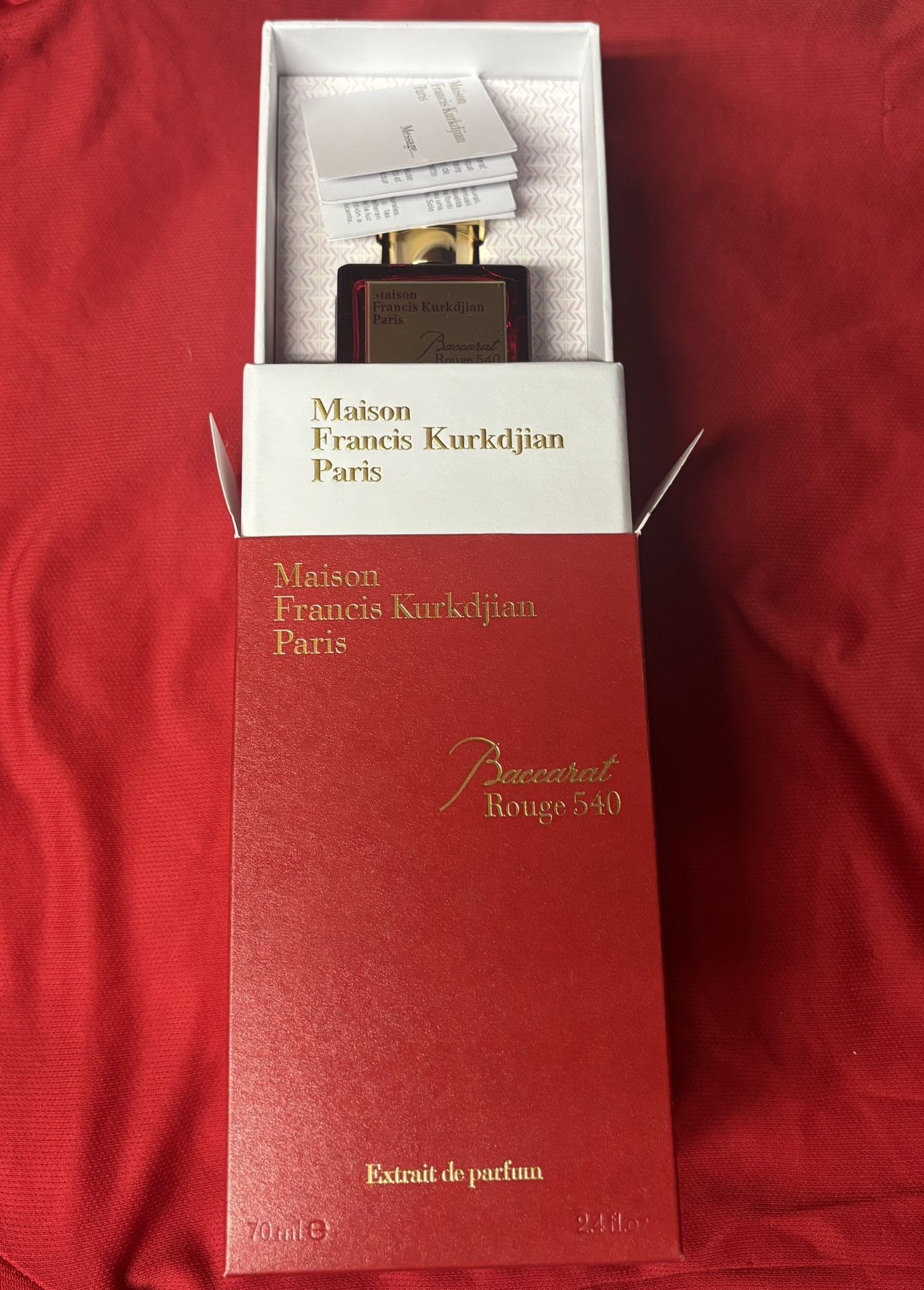 Maison Francis Kurkdjian Paris, Baccarat Rouge 540, 2.4oz, All Red