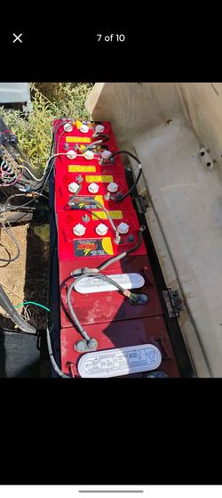 6 volts used golfcart batteriaes 6x 240.00