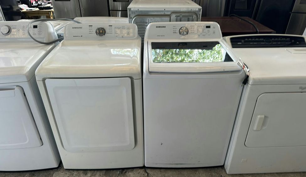 Samsung Basic Washer Dryer Set - High Efficiency Top Load
