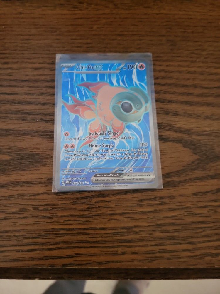 Pokémon Paldea Evolved CHI-YU EX FULL ART