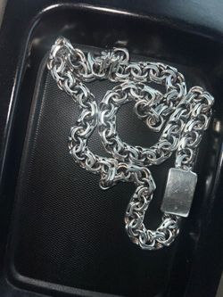 Silver men chain
