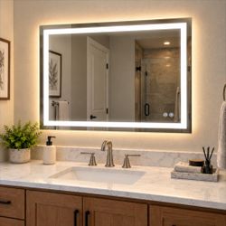 36x24 Led Bathroom Mirror with Front and Rear Light