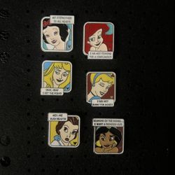 Disney’s Princess Quote Collection Pin Set 