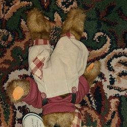 Vintage Velvet Treasures Cody Bear