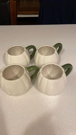 White Pumpkin Mugs