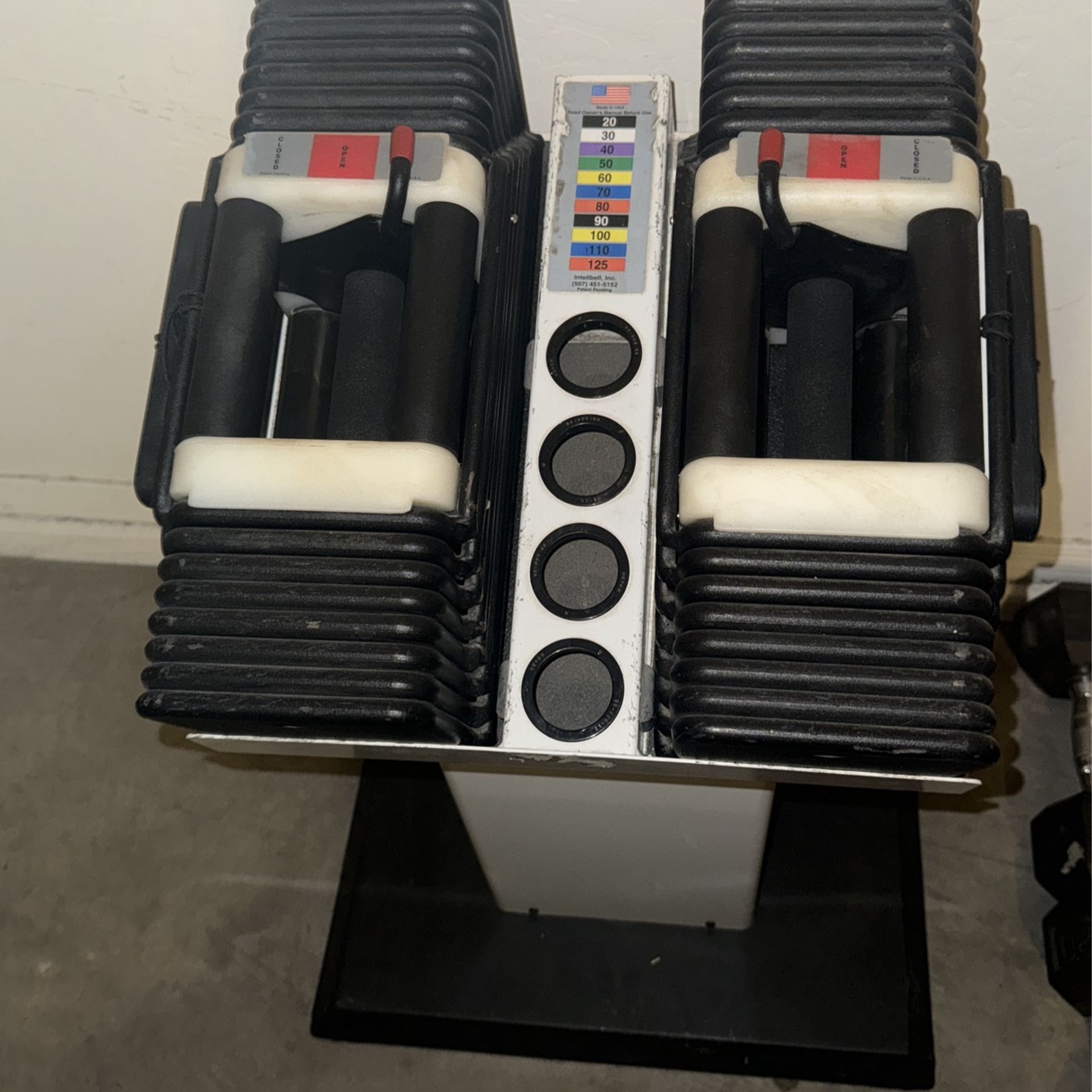 Powerblock Adjustable Dumbbells with stand