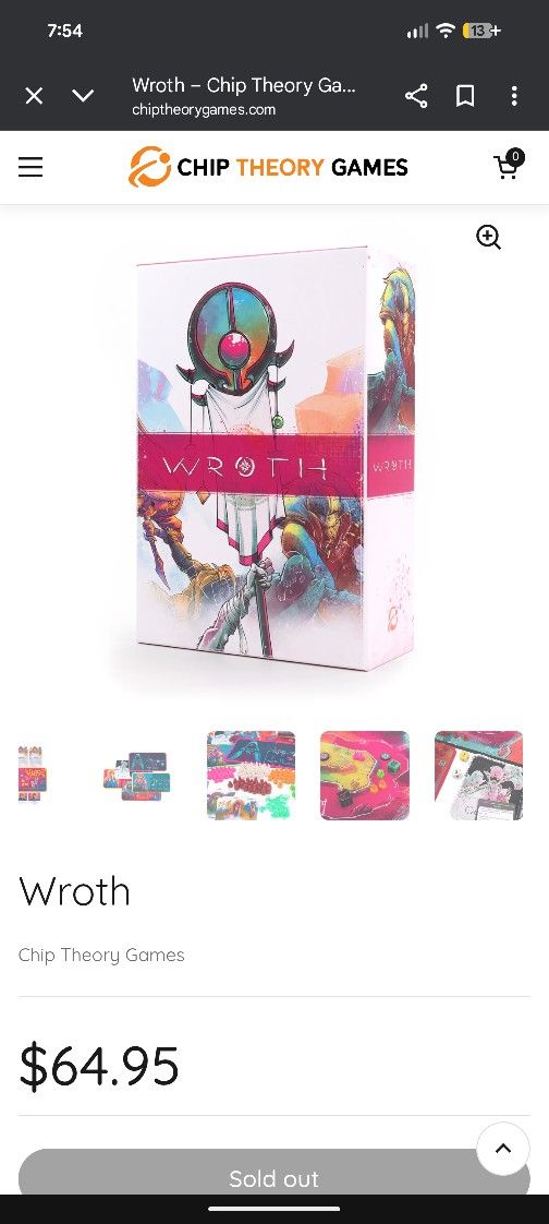 Wroth Board Game 