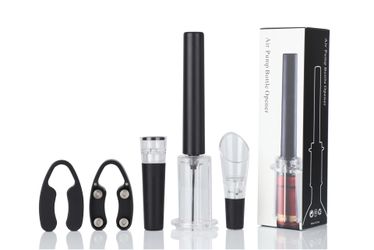 Wine Air Pressure Pump Bottle Opener Set,Simple Wine Pump Cork Remover Corkscrew,Efficient Corkscrew Bottle Opener,Easy Screw Out Tool, Perfect Wine G