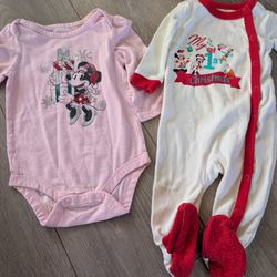 2 Christmas Baby Pieces 3-6M