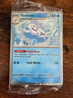 Pokemon Vanilluxe Sealed Card