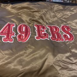 Vintage  Gold , Red And Pink 49ers Starter Jacket 