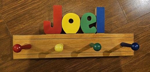 Personalized Coat Rack Joel