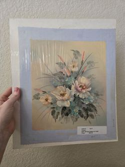 Vintage Floral Painting