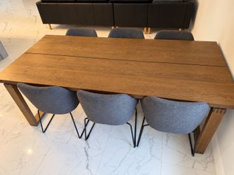 Dining Table with 6 Chairs