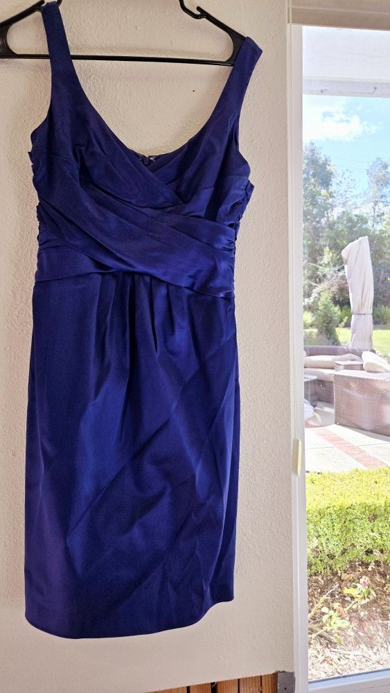 Jones New York Blue Midi Dress