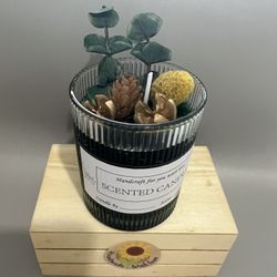 Handmade scented candle 