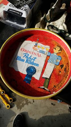 Pabst Blue Ribbon Tray