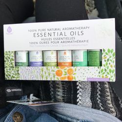 Essential Oils 6pc And Aroma Defuser