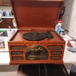 Crosley 5-in-1 Rochester Record Player Radio 