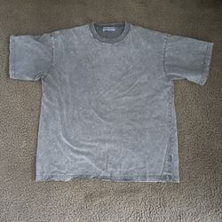 Aelfric Eden Vintage Distressed Boxy Look Shirt Gray