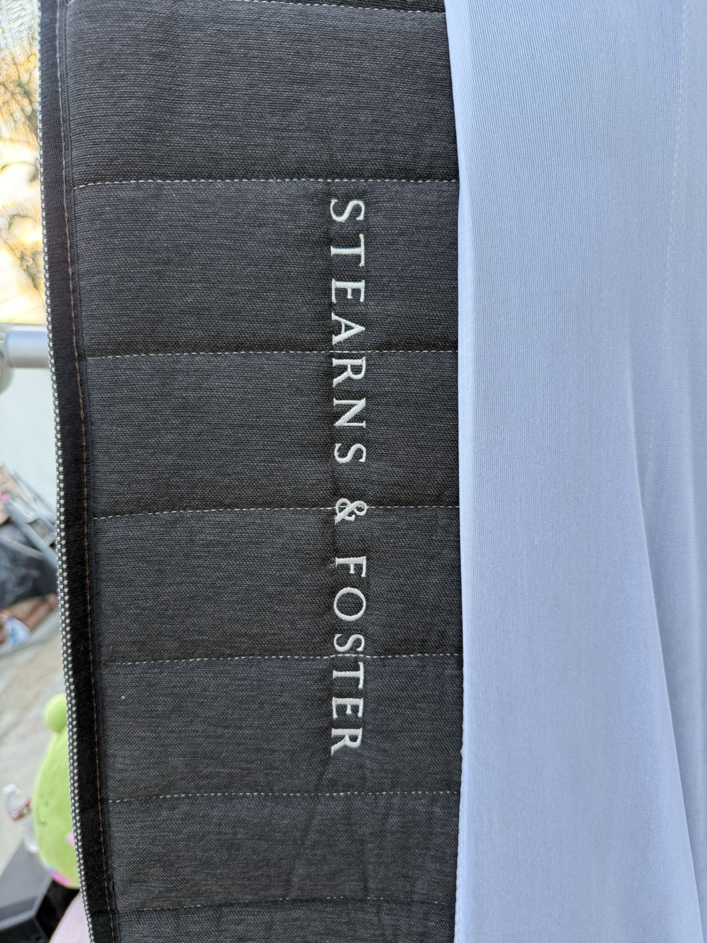 King Bed, Mattress, Headboard and Frame- STEARNS AND FOSTER BRSND