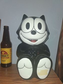 Felix the Cat Ceramic Cookie Jar