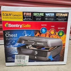 SentrySafe Fire-Resistant and Water-Resistant Box Safe