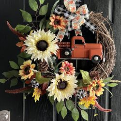 Autum Farmhouse Wreath
