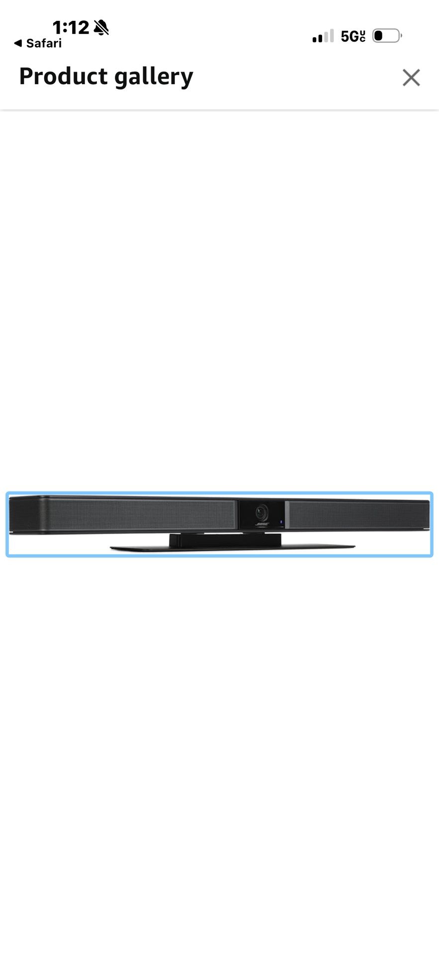 Bose VB1 Video Bar Sound Bar