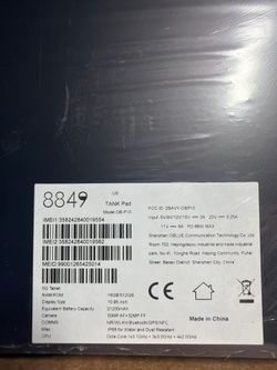 8849 TANK Pad Rugged Tablet Android 14 16GB RAM 512GB 5G NEW SEALED