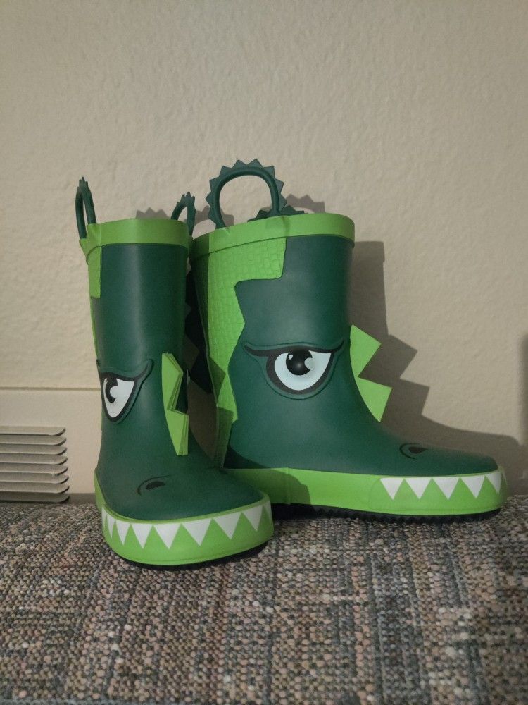 Toddler Rain Boots Dino