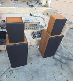 Pair of GNP Loudspeakers Model 10 with 8" Subwoofer- Working