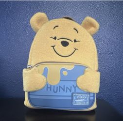 Loungefly Disney Winnie the Pooh Hunny Mini Backpack Yellow Blue Red Brown