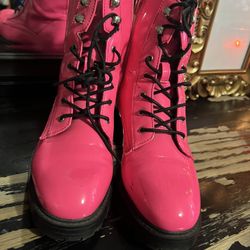 Combat boots fashion nova hot sale