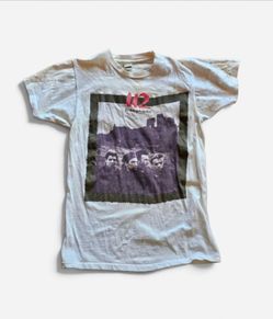 Vintage U2 1980s concert shirt