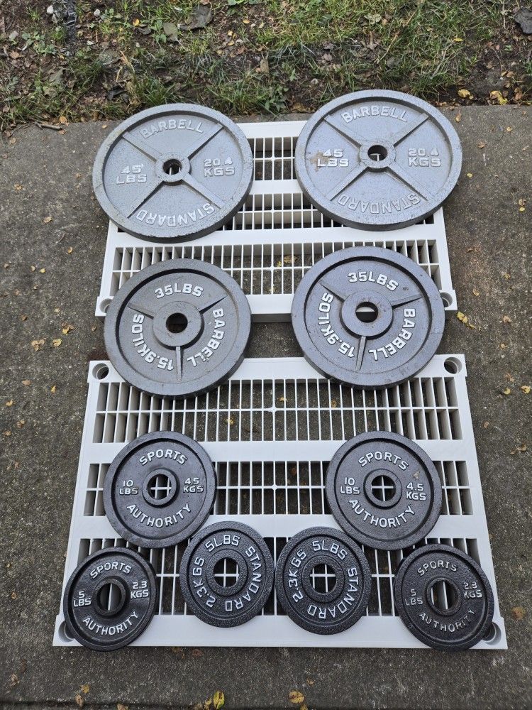 200lb Olympic Weight Plate Set--