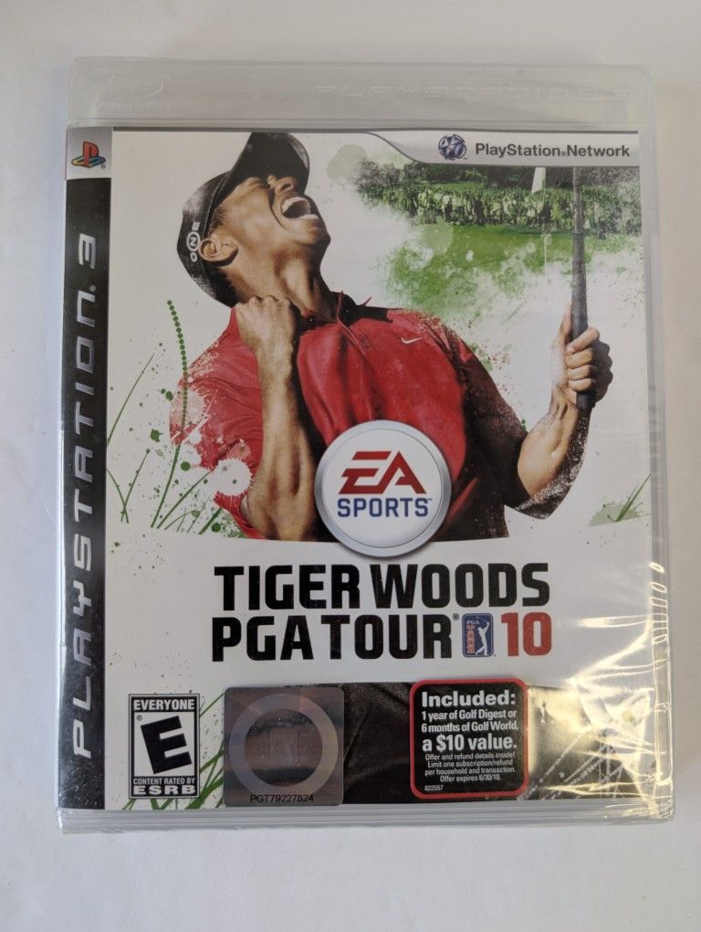 Tiger Woods PGA Tour 10 PS3 NEW SEALED