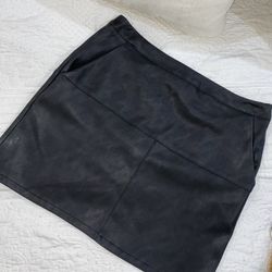 Leather Skirt-Large