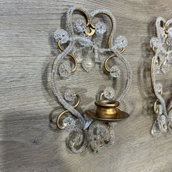 Wall Mounted Candle Holders - Set of 2