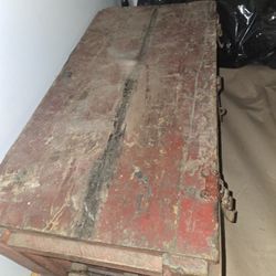 old wooden Trunk