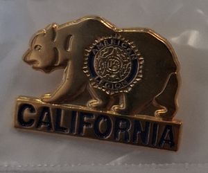 Veterans' California Bear American Legion Pin