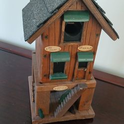 Handcrafted Wooden Birdhouse