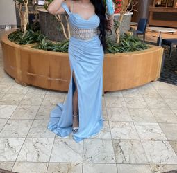 Blue elegant dress