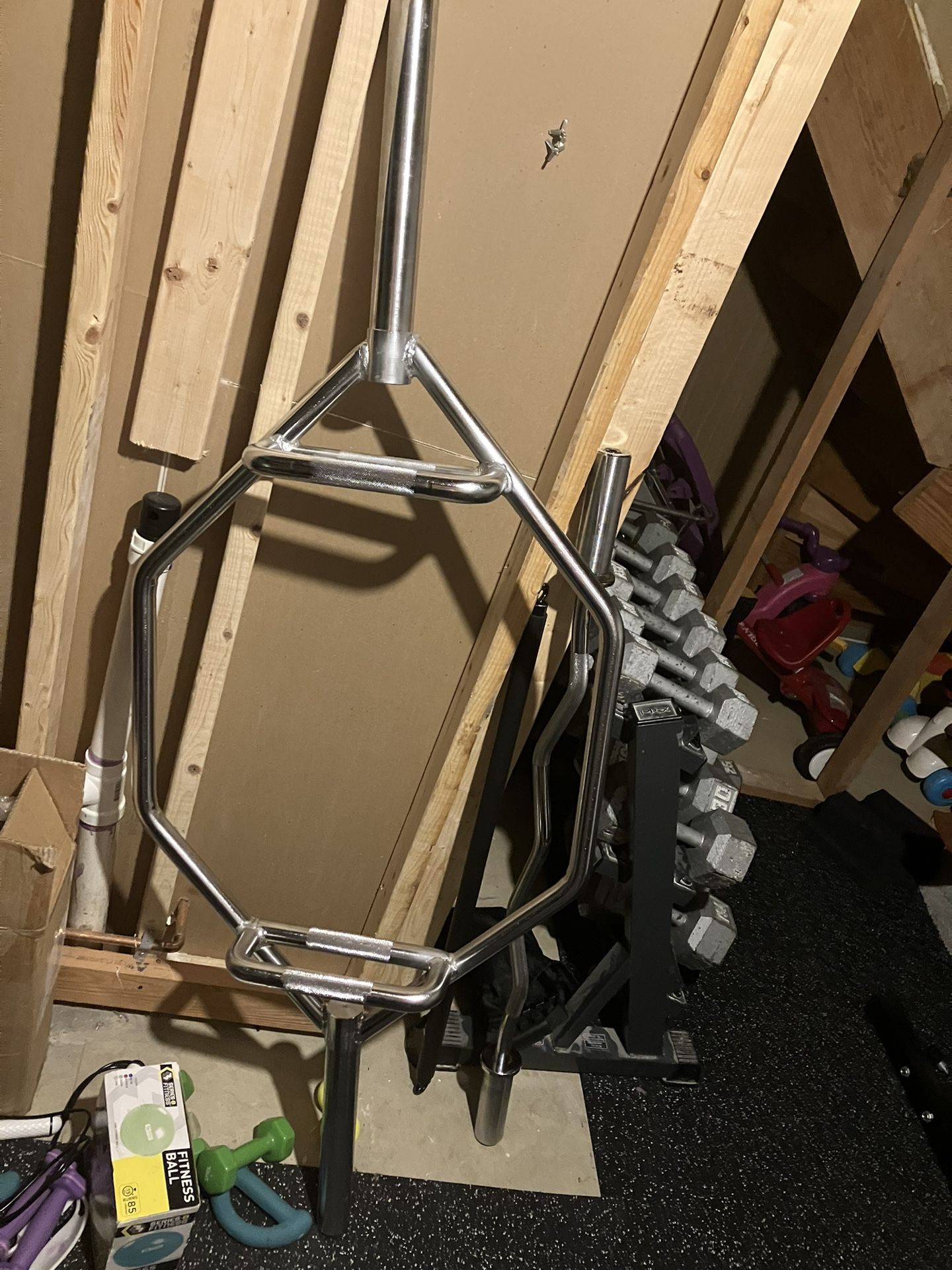 Heavy duty 70lb hex trap weight bar