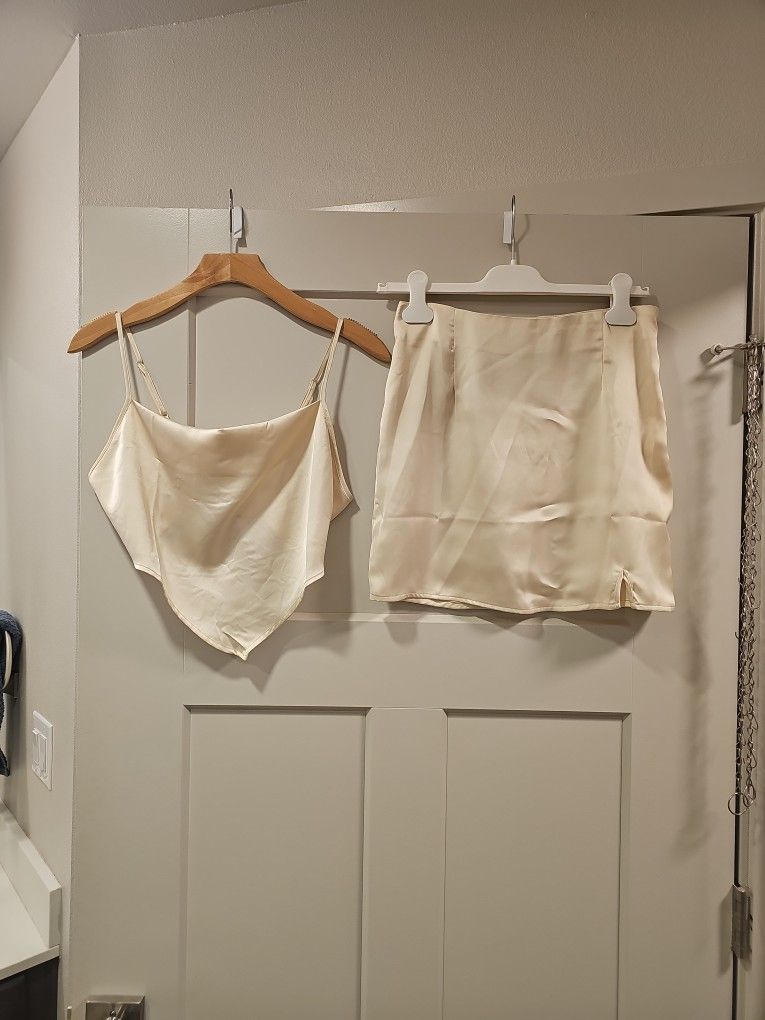 Matching Set Top & Mini Skirt